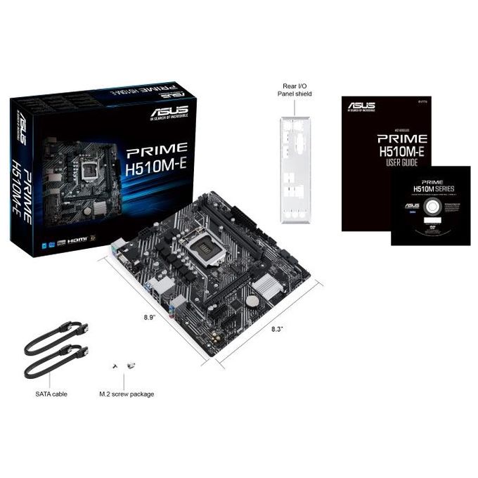 ASUS PRIME H510M-E Scheda Madre Intel H510 LGA 1200 Micro ATX