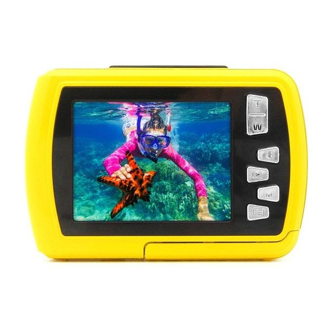 Easypix Fotocamera Subacquea W2024-I Splash Yellow 14MP Doppio Schermo Giallo