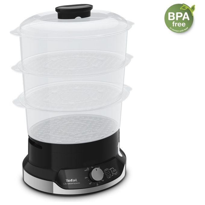 Tefal VC204810 Vaporiera Ultracompact 800W 9 Litri