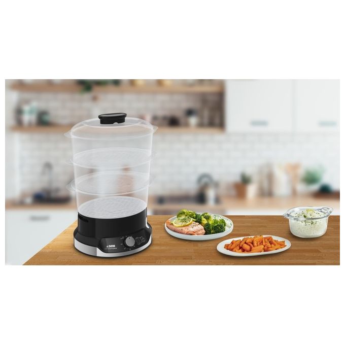 Tefal VC204810 Vaporiera Ultracompact 800W 9 Litri