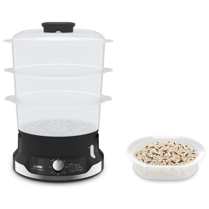 Tefal VC204810 Vaporiera Ultracompact 800W 9 Litri