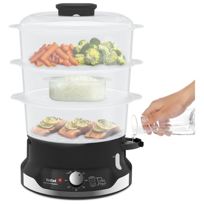 Tefal VC204810 Vaporiera Ultracompact 800W 9 Litri