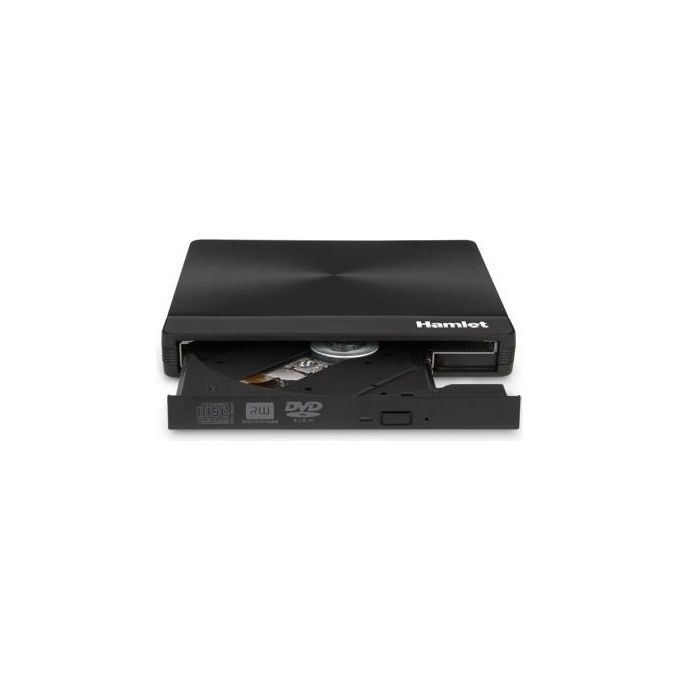 Hamlet XDVDSLIM3AC Masterizzatore Usb Type-C Usb-A 3.0