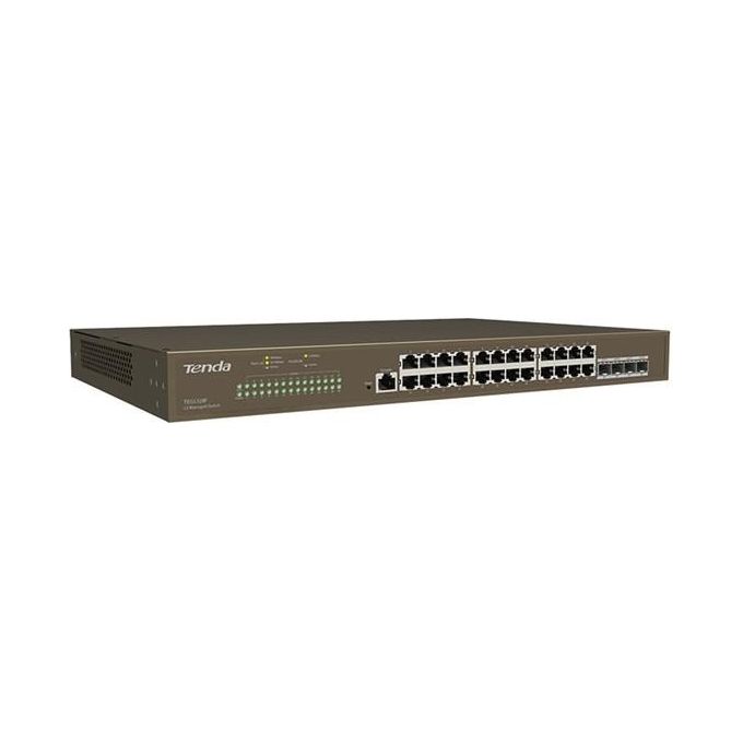 Tenda TEG5328F Switch di Rete Gestito L3 Gigabit Ethernet 10-100-1000 1U Nero