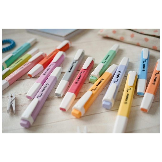 Stabilo Confezione 8 Evidenziatori Swing Pastel Wallet