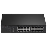 Edimax GS-1016 V2 Switch di Rete Gestito Gigabit Ethernet 10-100-1000 Nero