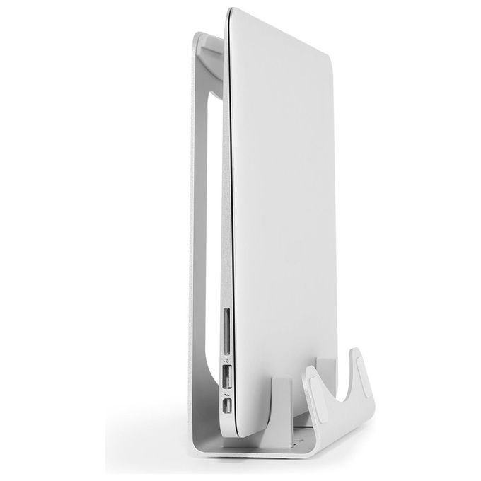 StarTech.com LTSTND2IN1 Supporto per Pc Portatile 2-in-1 Argento-Alluminio