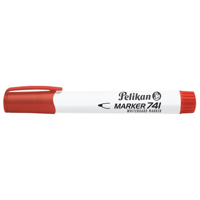 Pelikan Confezione 10 Whiteboard Marker 741 Rosso