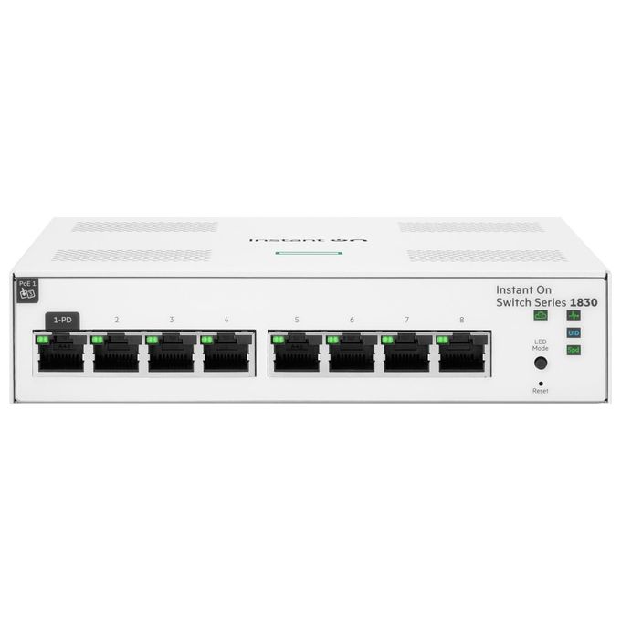 HP Enterprise Switch Aruba Istant On Jl810a 1830-8g Managed 8xrj45 10-100-1000