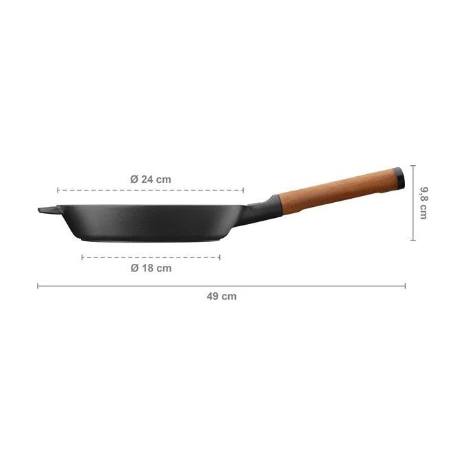 Fiskars Padella Norden in Ghisa 24cm