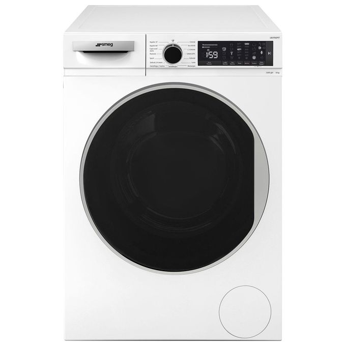 Smeg LB3T82PIT Lavatrice Carica Frontale Classe energetica C Capacita' di carico 8 Kg Centrifuga 1200 giri Motore Inverter Antiallergico Partenza Differita