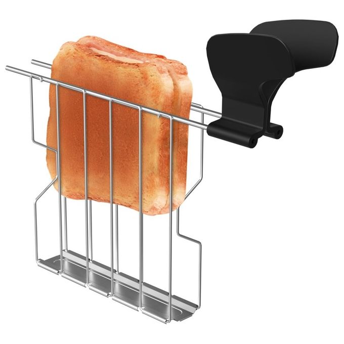 Moulinex SUBITO 4 LT340 Tostapane Nero-Inox