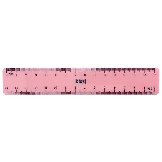 Lebez Barattolo 36 Pezzi Righelli 15cm Pastel