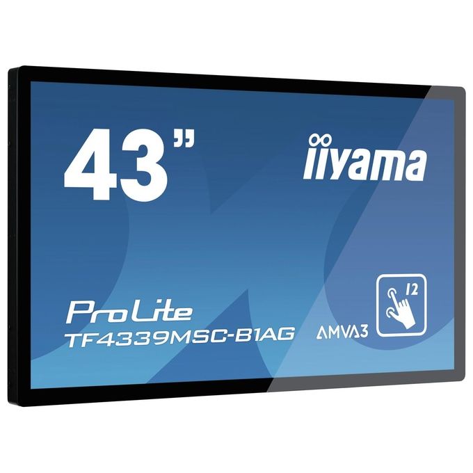 Iiyama ProLite TF4339MSC-B1AG Monitor Touch Screen 43'' 1920x1080 Pixel Multi-Touch Multi Utente Nero