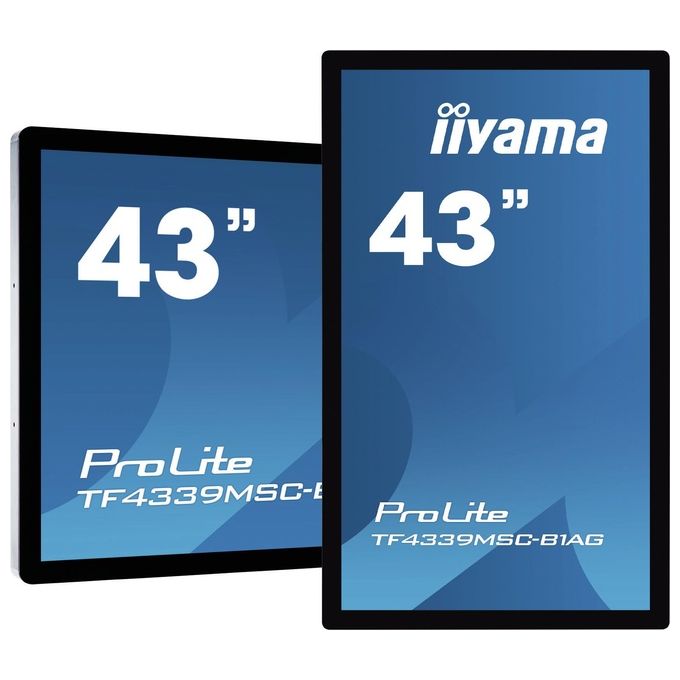 Iiyama ProLite TF4339MSC-B1AG Monitor Touch Screen 43'' 1920x1080 Pixel Multi-Touch Multi Utente Nero