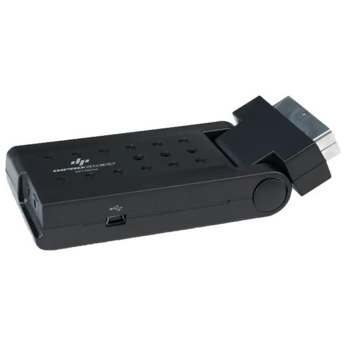 Diprogress DPT202SB Ricevitore Digitale Terrestre Scart Stick DVB-T2 H265-HEVC Main 10 con Telecomando Universale per Tv