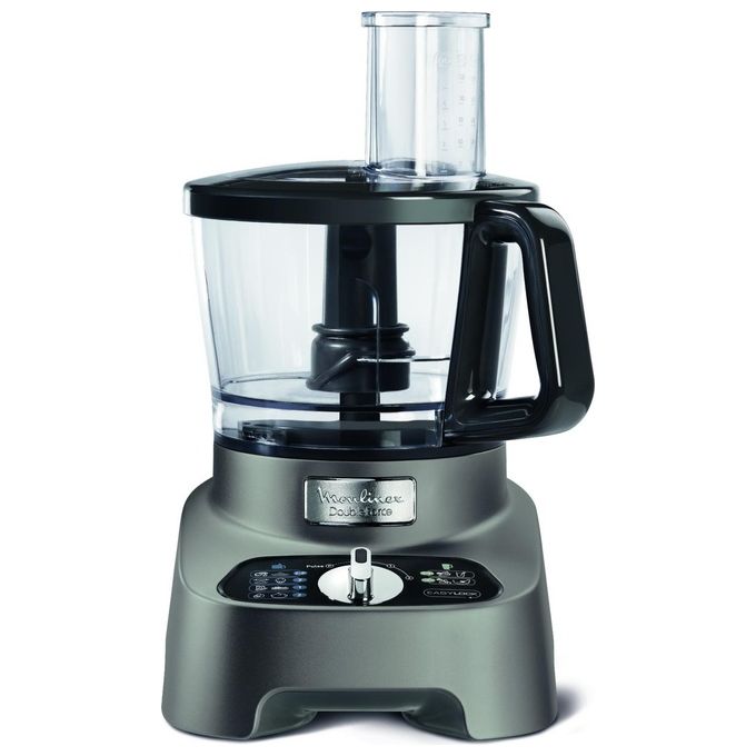 Moulinex FP825E Double Force Robot da Cucina Multifunzione All-in-One 3 Litri 1000W 6 Velocita'