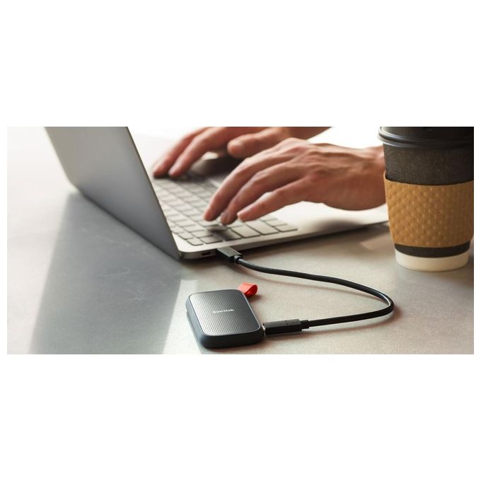 SanDisk SDSSDE30-480G-G25 480Gb Ssd Portatile Velocita' di Lettura Fino a 520MB-s