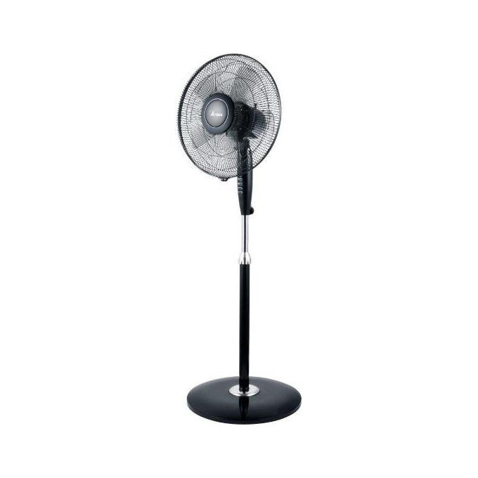 Ardes AR5S41PBT Style Touch Ventilatore a Piantana Base Tonda con 5 Pale da 40 cm e 3 Livelli di Velocita' Colore Nero