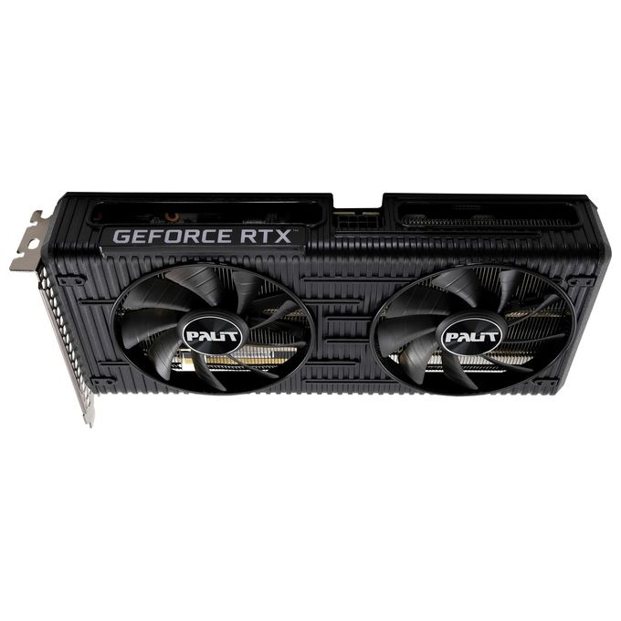 Palit GeForce RTX 3060 Dual 12GB GDDR6 scheda grafica 3584 Core 1320 MHz GPU 1777 MHz Boost Architettura Ampere 3 x DisplayPort HDMI Dual Fan con tecnologia 0-dB