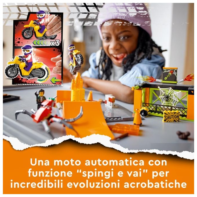 LEGO Giocattoli e Prima Infanzia LEGO City Stunt Park per avventure emozionanti e azione inarrestabile