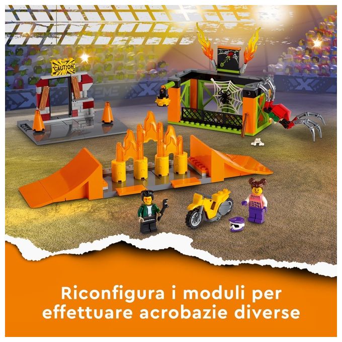 LEGO Giocattoli e Prima Infanzia LEGO City Stunt Park per avventure emozionanti e azione inarrestabile