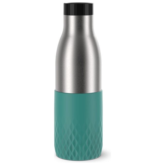 Emsa Bottiglia Termica Quick Press BluDrop Verde