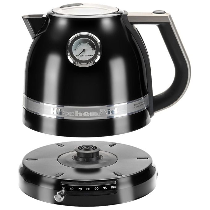 KitchenAid 5KEK1522EOB Bollitore Artisan Capacita' 1,5 Litri Potenza 2400 W Nero Onice