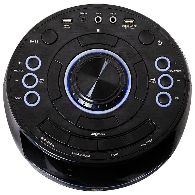 Trevi Sistema Audio XFEST XF 900 CD Amplificato 90W Bluetooth 2 Ingressi Microfono Usb