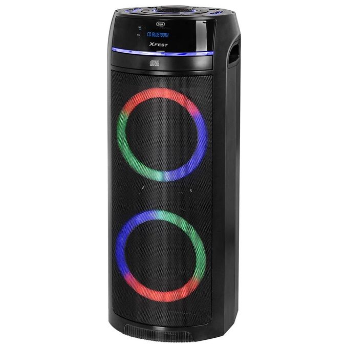 Trevi Sistema Audio XFEST XF 900 CD Amplificato 90W Bluetooth 2 Ingressi Microfono Usb