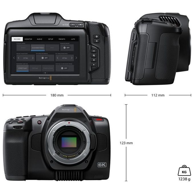 Blackmagic Design Pocket Cinema Camera 6K Pro