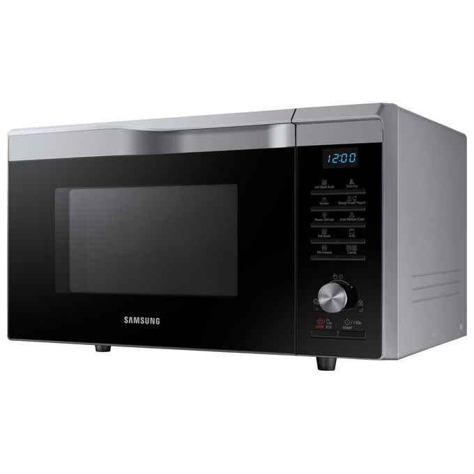 Samsung MC28M6085KS Microonde Combinato  capacita' 28 Litri 900 W Cottura Ventilata HotBlast Funzione Vapore Display LED Argento