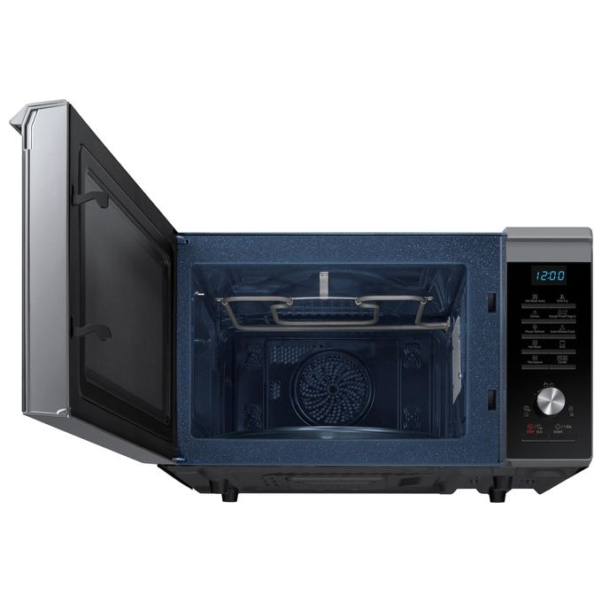 Samsung MC28M6085KS Microonde Combinato  capacita' 28 Litri 900 W Cottura Ventilata HotBlast Funzione Vapore Display LED Argento