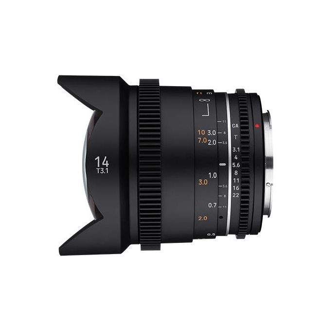 Samyang MF 14mm Obiettivo Ultra Ampio T3.1 VDSLR MK2 MFT