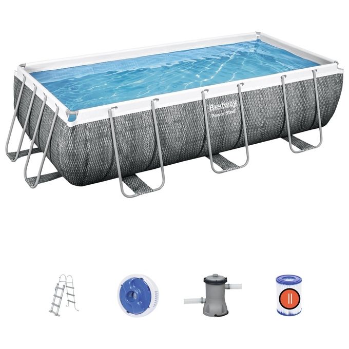 Bestway 56721-3 Piscina Power Steel 400x200x100