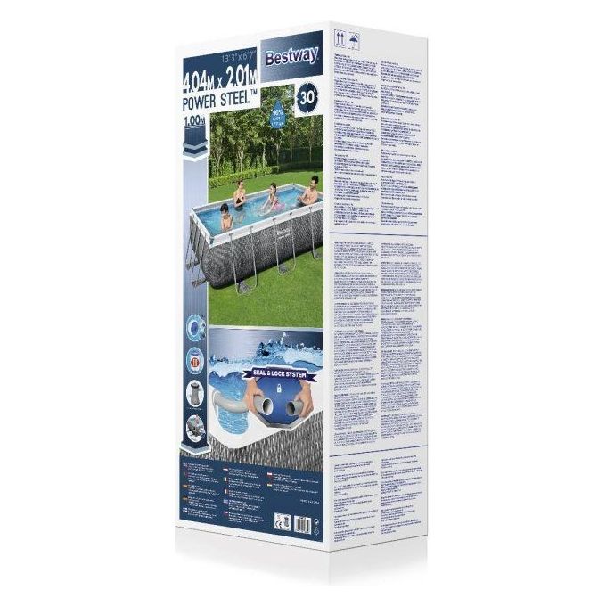 Bestway 56721-3 Piscina Power Steel 400x200x100