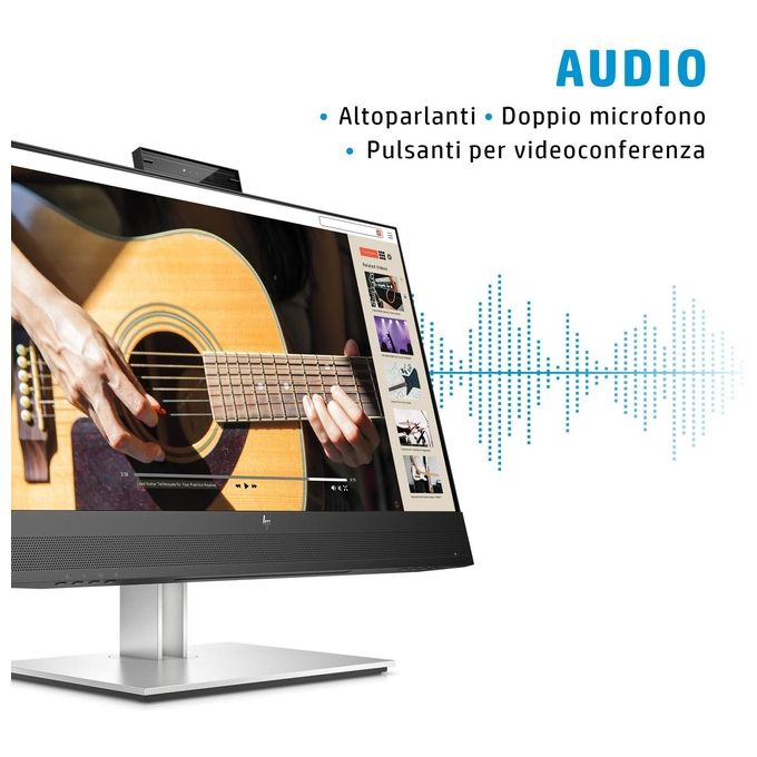 [ComeNuovo] HP Monitor Flat 23.8'' E24mv G4 1920x1080 Pixel Full Hd Tempo di risposta 5 ms