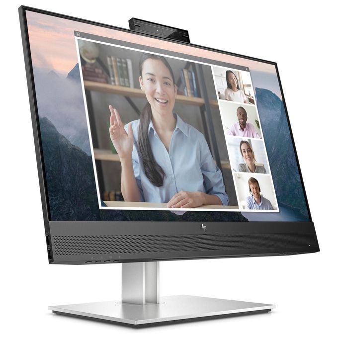 HP E24t G5 – Monitor Touchscreen per PC 23,8″, Risoluzione Full HD 1920×1080, Pannello IPS, Touch a 10 punti, Design Ergonomico con Cornici Sottili, Colore Nero
