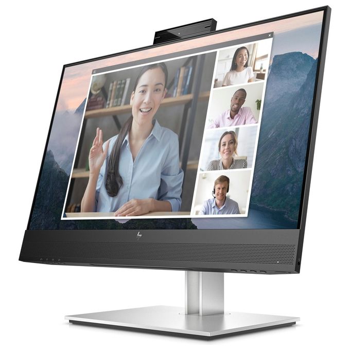 HP E24t G5 – Monitor Touchscreen per PC 23,8″, Risoluzione Full HD 1920×1080, Pannello IPS, Touch a 10 punti, Design Ergonomico con Cornici Sottili, Colore Nero