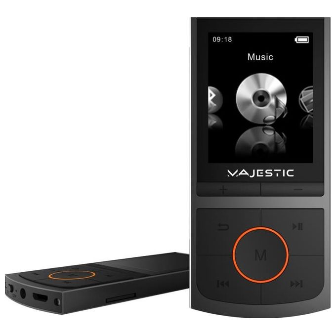 Majestic BT-8057R Lettore Mp3-Mp4 Bluetooth Micro Sd 8Gb con Display