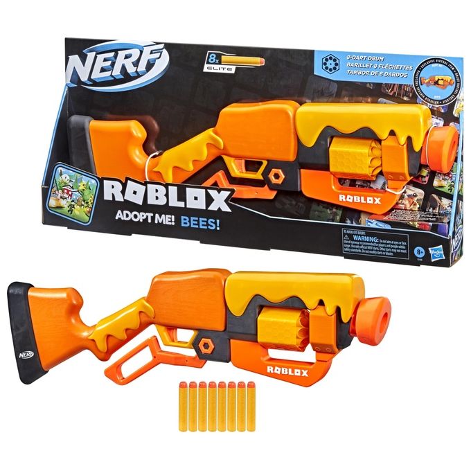 Hasbro Fucile Giocattolo Nerf Blaster Roblox Adopt Me! BEES!