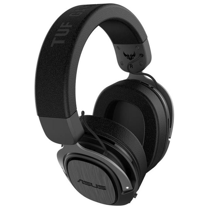 ASUS TUF Gaming H3 Cuffie Gaming Wireless, Surround Sound 7.1, Driver da 50mm, Durata della Batteria 15 Ore, Design Leggero, USB-C, Compatibile con PC, PS5, Switch e Dispositivi Mobile, Nero, Unica