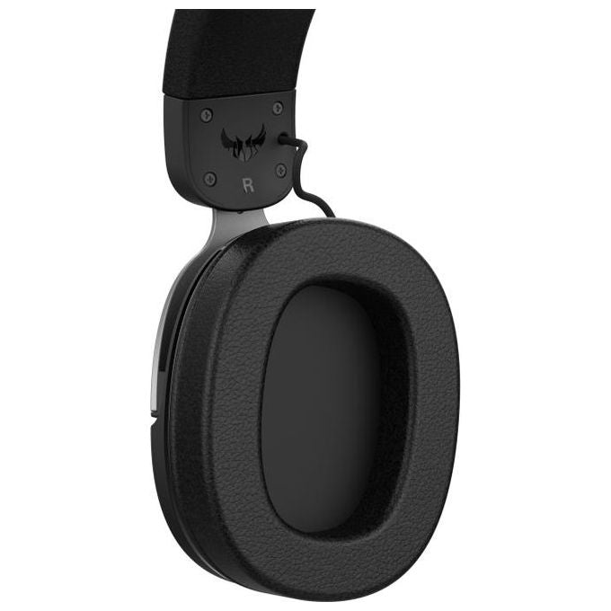 ASUS TUF Gaming H3 Cuffie Gaming Wireless, Surround Sound 7.1, Driver da 50mm, Durata della Batteria 15 Ore, Design Leggero, USB-C, Compatibile con PC, PS5, Switch e Dispositivi Mobile, Nero, Unica
