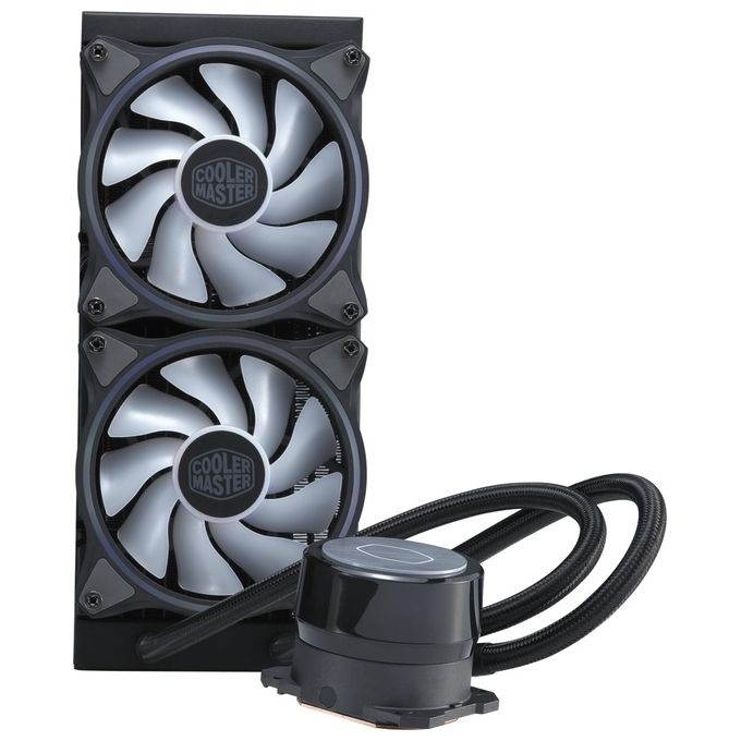 Cooler Master MasterLiquid ML240 Illusion ARGB CPU Liquid Cooler Intel 1151-1200-2066 AMD AM3-AM4