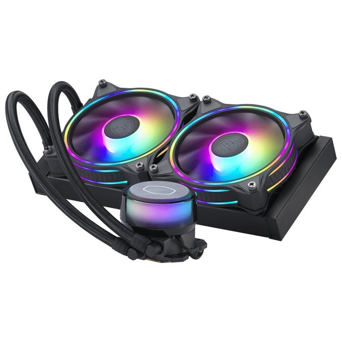 Cooler Master MasterLiquid ML240 Illusion ARGB CPU Liquid Cooler Intel 1151-1200-2066 AMD AM3-AM4
