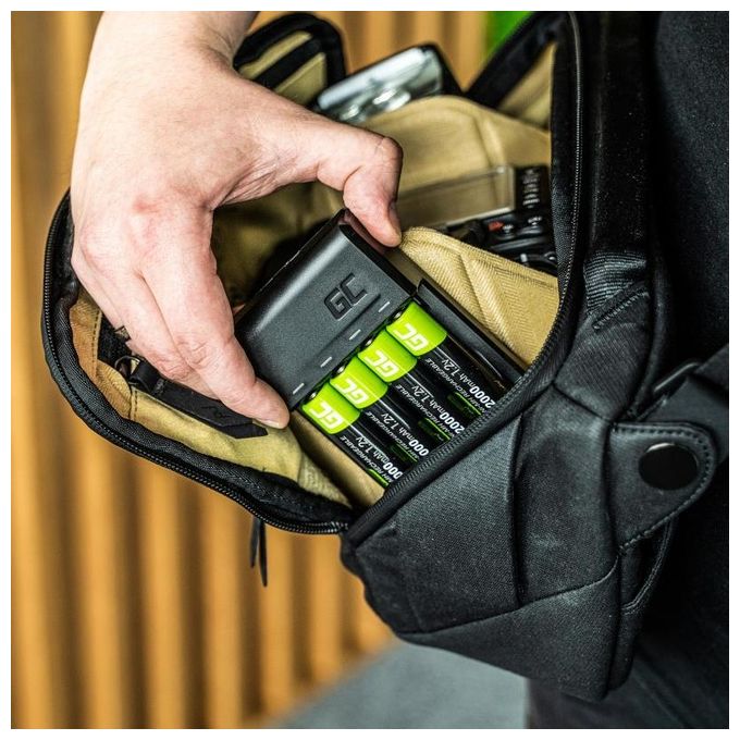 Green Cell GC VitalCharger per AA e AAA
