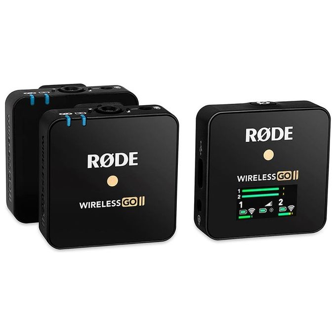 Rode Wireless GO II Radiomicrofono per Telecamera Nero