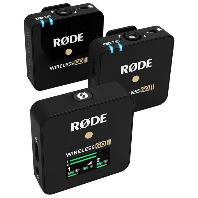 Rode Wireless GO II Radiomicrofono per Telecamera Nero