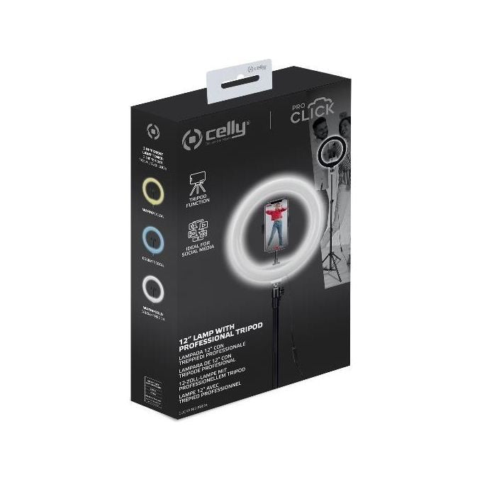Celly Ring Light 12 Tripod Usb