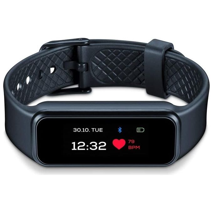Beurer AS 99 Pulse Bluetooth Sensore di Attivita Touch Screen con Misurazione del Battito Cardiaco e Registrazione del Sonno